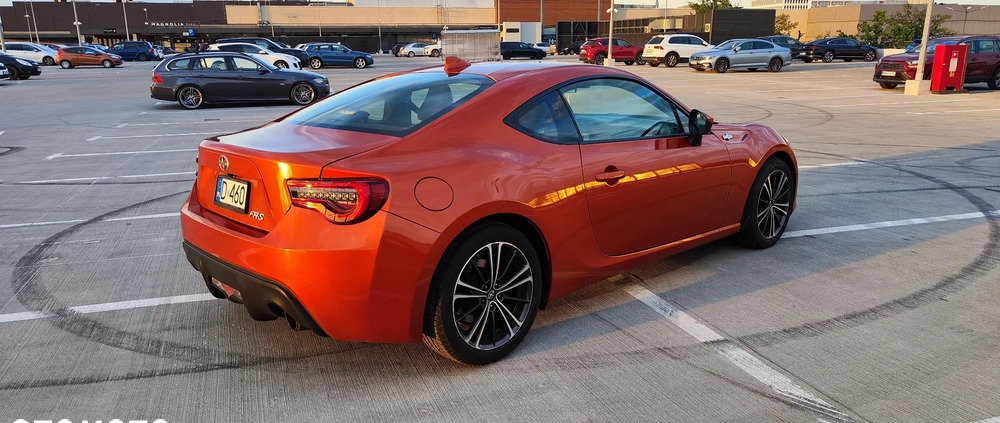 Toyota GT86 cena 65000 przebieg: 115000, rok produkcji 2015 z Wrocław małe 326